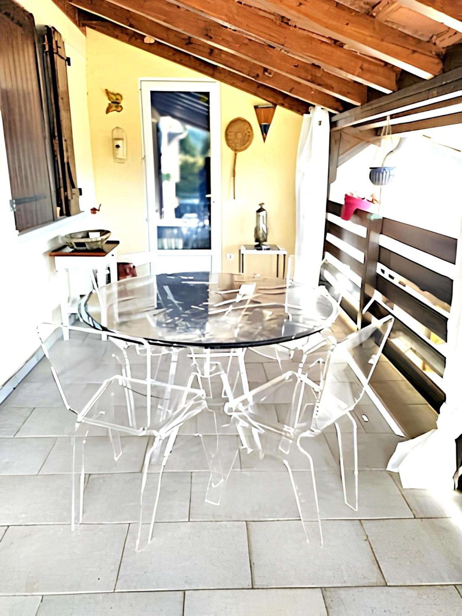 Maison Paisible A Veyras Avec Piscine Privee Et Vue Montagne Exterior foto