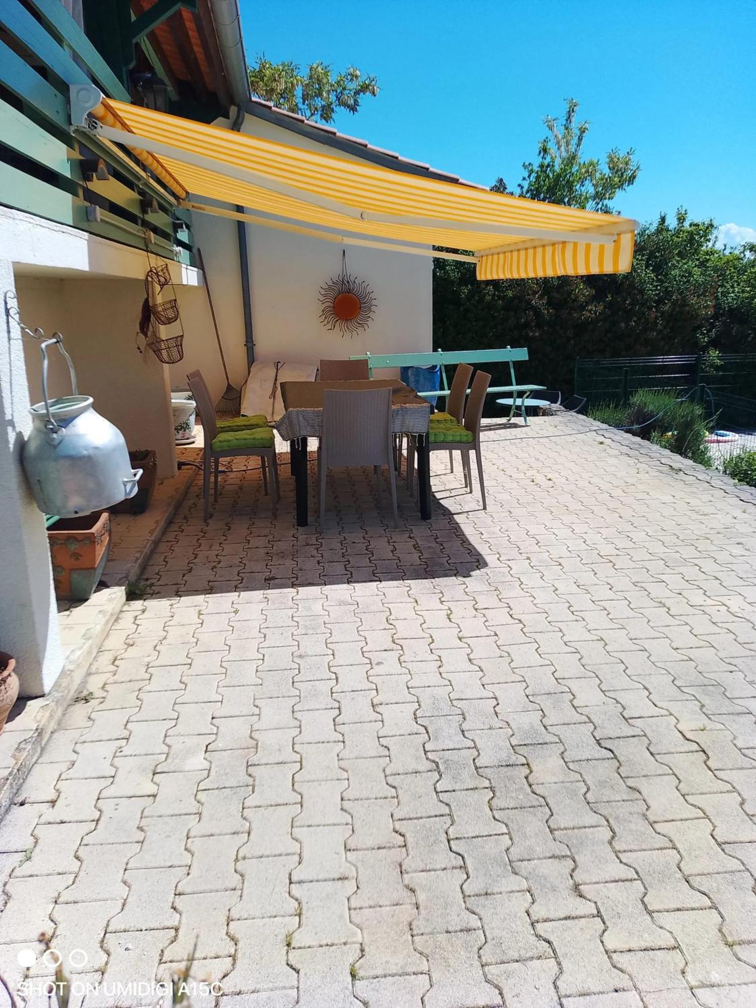 Maison Paisible A Veyras Avec Piscine Privee Et Vue Montagne Exterior foto